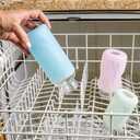 Dr. Brown's Options+ Wide-Neck Glass Bottle Sleeve, 100% Silicone, Mint, BPA-Free, 5 oz, 1-Pack