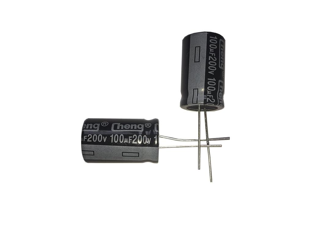 LATTECH 100uF 200V 16X25 +/-20% +105 10 PCS Aluminum Electrolytic Capacitors