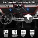 Windshield Sun Shade for Chevrolet Chevy Traverse 2018-2023, 5-Layer Bubble Foldable Thicken Front Window Sunshade Sun Visor Protection Accessories - Blocks Heat & UV Rays​​ Keep Car Cooler