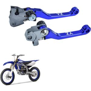 Motorcycle CNC Aluminum Brake Clutch Lever Handle Pivot for yz250f yz450f yz426f 2009-2023 yz125 yz250 2015-2023 yz125x 17-23 yz250x 16-23 yz250fx 20-23 yz450fx 19-23 Pit Dirt Bikes (Blue)