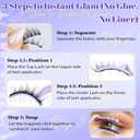 Magnetic Eyelashes with Applicator Easy Snap-On Magnetic Lashes for Beginners, Natural Cat Eye Look, No Glue No Liner, Reusable Lightweight Strip Lashes by Yawamica