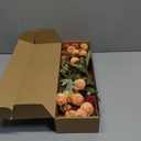 Floroom 9pcs Dark Red Burnt Orange Mix Faux Silk Mums Artificial Flowers, Bulk Fake Small Mini Chrysanthemums with Stems for DIY Wedding Centerpieces Floral Arrangements Vase Fillers Home Decorations (Warm Glow Red) Vase Not Included