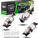 Catalytic Converter Kit Fit Honda Accord 2008-2017 Odyssey 08-2019 Pilot 2009-2022 Acura MDX RLX RL RDX TL TLX TSX ZDX 09-2018 Ridgeline 09-2021 Crosstour 2012-2015 3.5L 3.7L 16658 16643 16447