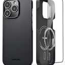 Thinborne Compatible with iPhone 16 Pro Case, [600D Aramid Fiber] [Mag Magnetic] [Extremely Thin] [Minimalist Style] [Carbon Fiber Textures]