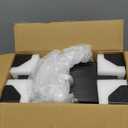 Smart Aquarium Fish Tank with Silent Water Pump, 2.4 Gallon Small Aquarium with Quick Start Kit, Temperature Display, Humidifier and RGB Lights, Perfect for Home, Office, and Decor, Black