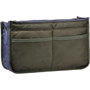 Vercord Purse Organizer Insert for Handbags Bag Organizers Inside Tote Pocketbook Women Nurse Nylon 13 Pockets Army Green Large