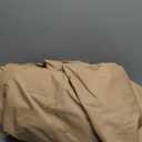 ULTCOVER Rectangular Patio Heavy Duty Table Cover - 600D Tough Canvas Waterproof Outdoor Dining Table and Chairs General Purpose Furniture Cover Size 126L x 74W x 28H inch