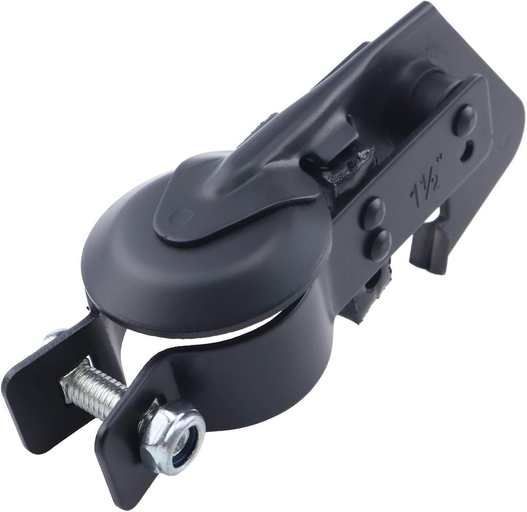 1.5" Inlet Black Silencer Weather Cap Muffler Flap Rain Cap 35225 3068243R91 PM89415A Compatible with Massey Ferguson John Deere Ford New Holland Allis Chalmers Tractors Skid Steers Dozers