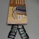 Legging Organizer for Closet, Metal Yoga Pants Hangers 2 Pack w/10 Clips Holds 20 Leggings, Space Saving Hanging Closet Organizer w/Rubber Coated Closet Organizers and Storage, Black