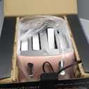 Mueller Retro Toaster 4 Slice with Extra Wide Slots Bagel, Defrost, and Cancel Function, 6 Browning Levels, Dual Independent Controls, Removable Crumb Tray and High Lift Levers, Pink