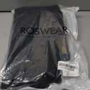 roswear Women's Wide Leg Jeans Casual High Waisted Stretchy Baggy Loose Long Trouser Jeans (Large, Black)