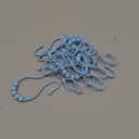 Shower Curtain Hooks Rust Proof (Set of 12) - Stainless Steel Shower Curtain Rings - Anti Slip Roller Balls for Easy Glide (Omega Double Hooks, Sky Blue)