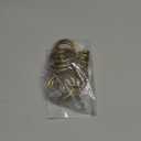 Ivilon Drapery Eyelet Curtain Rings - 1.7" Ring for Curtain Hook Pins, Set of 14 - Warm Gold