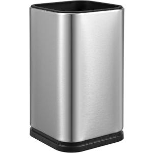 Square Stainless Steel Kitchen Utensil Crock,Cooking Utensil Holder,Kitchen Tool Organizer,Countertop Holder for Spatulas,Spoons,Fork,Tongs & Whisks