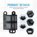 NOVAPARTS Sunroof Switch 22818011 for Cadillac Escalade ESV 2015-2020, Chevrolet Silverado 1500 GMC Sierra 1500 2014-2018, Silverado Sierra 2500 HD 3500 HD 2015-2019, Suburban Tahoe Yukon XL 2015-2020