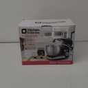 Kitchen in the box Stand Mixer,3.2Qt Small Electric Food Mixer,6 Speeds Portable Lightweight Kitchen Mixer for Daily Use with Egg Whisk,Dough Hook,Flat Beater (Blue) 