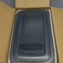 KOMUEE 8 Pieces Glass Baking Dish with Lids Rectangular Glass Baking Pan Bakeware Set with Lids, Baking Pans for Lasagna, Leftovers, Cooking, Kitchen, Fridge-to-Oven, Gray