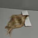 Smavida Blonde Hand Tied Weft Hair Extensions Golden Brown with Blonde Highlights Human Hair Sew in Hair Extensions Silky Straight Double Weft 12/613 Blonde Balayage Bundles for Sew in 14Inch