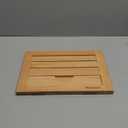 MEEDEN Book Stand with Page Holder Clips, Cookbook Holders for Reading Hands Free, Adjustable Foldable Solid Beechwood MacBook Stand for Laptop Textbook Bible File Documents - 13.39" x 9.25"