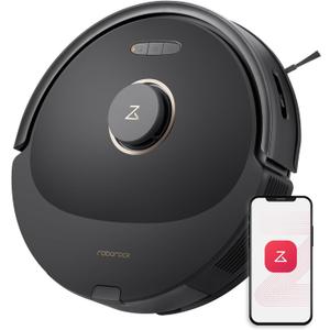 roborock Q8 Max Robot Vacuum and Mop Cleaner, DuoRoller Brush, 5500Pa Strong Suction, Lidar Navigation, Obstacle Avoidance, Multi-Level Mapping, Perfect for Pet Hair