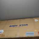 ANDY STAR 30"x48"Chrome Bathroom Mirror, Large Wall Mirror for Bathroom, Rounded Rectangle Mirror in Premium Stainless Steel Metal Frame Hangs Horizontal Or Vertical