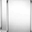 Baking Sheet, Cookie Sheet, Stainless Steel Baking Pan, 2 Piece-19.6''x 13.8'' x 1.2'', Large Sheet Pan for Oven, Baking Tray for Baking&Roasting, Nonstick&Nontoxic&Easy Clean