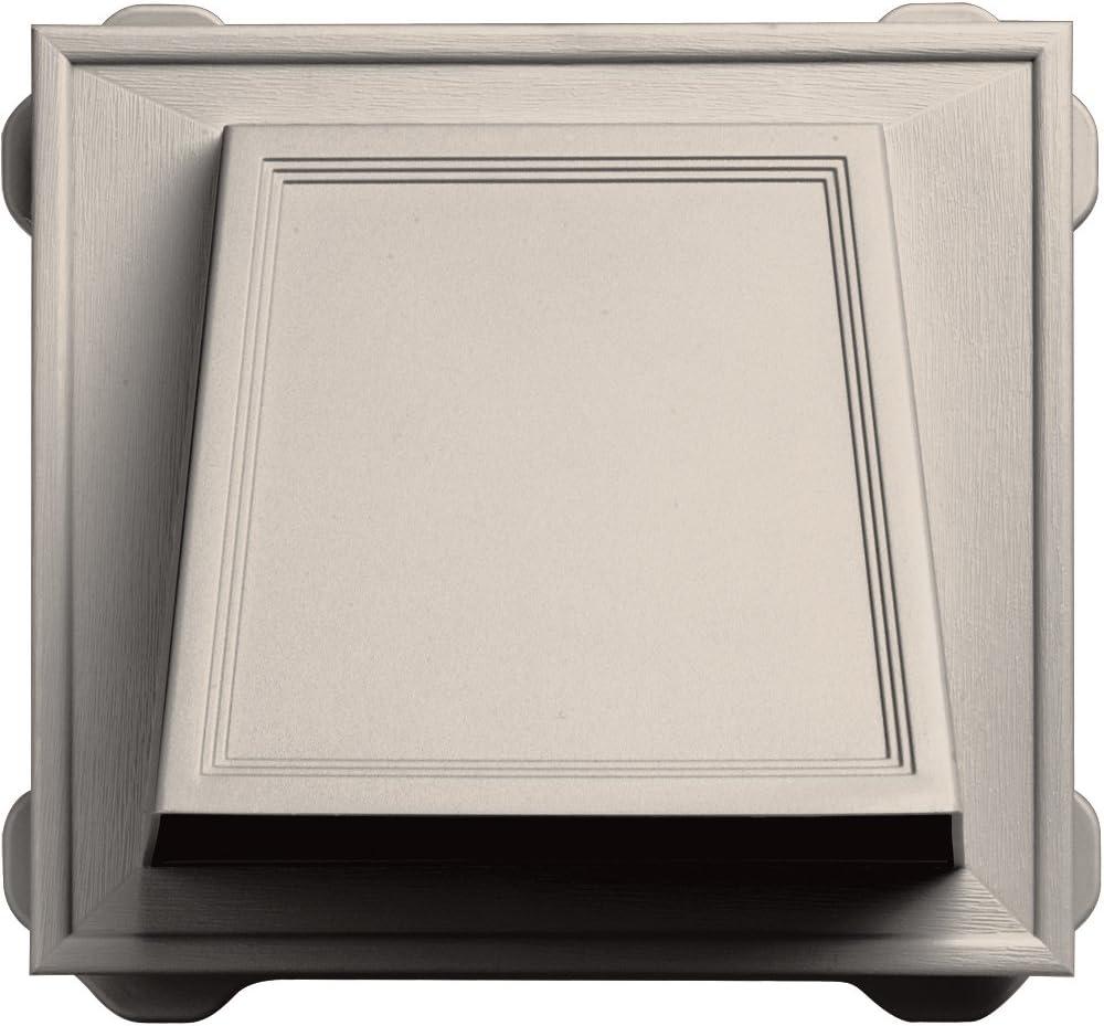 Builders Edge 140056774048 6" Hooded Vent 048, Almond