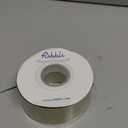 Ribbli Gold Glitter Wired Ribbon,Gold with Metallic Edge,Christmas Ribbon for Wreath, Christmas Tree Decoration, Gift Wrapping,Home Decor, 1-1/2 Inch x 10 Yards