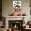 Halloween Diamond Painting Kits for Adults Beginners,Pumpkin 5D DIY Diamond Art Kit Trick or Treat Full Round Drill Diamond Dot Gem Art for Adults,Paint with Diamonds Pictures Adult Crafts Diamond Kit