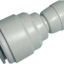 1/2" to 1/4" o.d. Tube Fitting, Reducing Straight Union Quick Connector, push to connect for RO water filter system,(pack of 5)