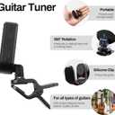 Guitar Chord Presser Guitar Trainer Practice Learning Tools Cord Presser for Acoustic Chord Helper Learn with Clip on Tuner