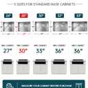 24 x 18 Inch Undermount Kitchen Sink, Stainless Steel Single Bowl