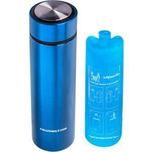 4ALLFAMILY Nomad Insulin Travel Case Cooler  48H Non-Electric Insulin Cooler Travel Case TSA Approved with Lightweight Design  Air Traveling Friendly, Reusable Medium Blue Thermo for Medications