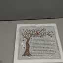 A Limb Has Fallen from The Family Tree-Relief Sculpture Sympathy Plaque with Iron Stand- In loving memory for Loss of Loved One Memorial Condolence Bereavement Grief Gifts-Wall Decor Table Decor