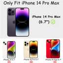 MINSCOSE Compatible with iPhone 14 Pro Max Case,Cute Fashion Polka Dot Design Phone Case for Girls Women, Soft TPU Slim Cover Camera Raised Protection for iPhone 14 Pro Max Case Pink