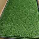 HQ4US 4LEGS Dog Grass Pad with Tray Large 3423, Dog Litter Box with Odor Free Artificial Grass Pee Pads for Dogs Potty Tray with Hemmed Edge, Realistic for Indoor Balcony
