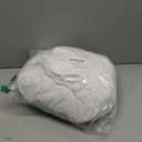 Amazon Basics 4 Piece Microfiber Lightweight Wrinkle-free Breathable Bed Sheet Set, Super Soft Easy Care, 14" Deep Pockets, Queen, Bright White, Solid