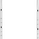 STORAGE MANIAC Hanging Closet Rod, Adjustable Width and Height Closet Hanging Organizer, Space-Saving Clothes Hanging Bar, Closet Extender Hanging Rod Double Closet Hanging Rod, 1 Pack Black