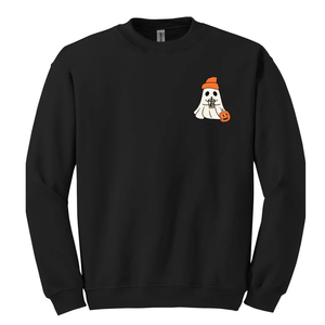 Little Ghost Ice coffee shirt, Ghost sweatshirt Large 