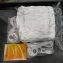 Heated Mattress Pad King,Dual Controller Electric Mattress Pad with Preheat Functions,Bed Warmer with 12 Heat Settings & 1-12 Hours Auto Shut Off, Machine Washable(78"x80",White)