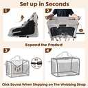 Extra Large Cat Carrier for 2 Cats, Portable Soft Sided Large Pet Carrier for Traveling, Indoor and Outdoor Uses, 24"16"16"