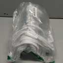 Hoolerry 6 Pieces Sweater Storage Bags Plastic Clear PVC Clothes Storage Bags with Zipper and Label for Blankets Clothes Closet Quilt Pillow Bed Sheet Organizer(15.7 x 13.7 x 3.9 Inch)