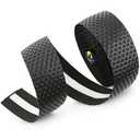 Bicycle Bar Tape EVA Camouflage Series Comfort Road Bike Handlebar Tape Bike Bar Tape with Bar End Plugs-2 Rolls (Grid Black)