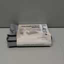 Faucet Mat for Kitchen Sink, 17.7"X5.5" Silicone Sink Splash Guard with Soap Holder, Snap-On Design & 7slope Fast Drain, Folding Sink Faucet Mat for Universal Kitchen Bathroom SinkGrey (Gray)