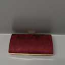 CARIEDO Evening Clutch for Women, Evening Bag Crossbody Bag Wedding Bridal Purse for Cocktail Party Prom, red