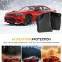 Floor Mats & Cargo Liner for Dodge Charger 2011-2023: Charger RWD/for Chrysler 300 RWD Custom Fit All Weather TPE Rubber Car Floor Mats, 4PCS Set Black Waterproof Carpet Protection Accessories