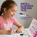 Dan&Darci Cinema Light Box for Girls - Gifts for 8 9 10 11 12 Years - Gifts for 10 Year Old Girl - Pink Christmas Decor for Teen Girls Bedroom - Preteen Room, Tween, Girl Trendy Stuff Birthday Gift