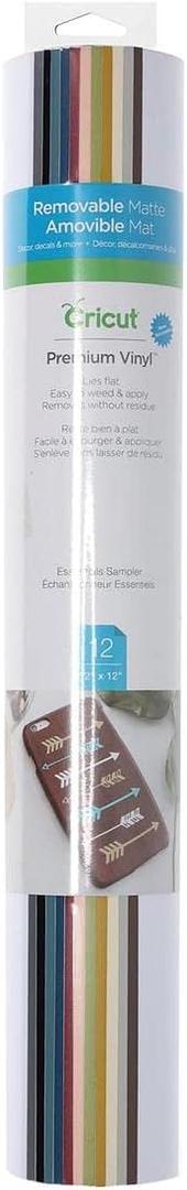 Cricut Premium Removable Vinyl, Sampler, Essential