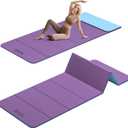 HAHE 7-Fold Design Extra Thick Yoga Mat 72"L x 24"W x 0.47", TPE
