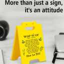 4 x Breast Cancer Survivor Gifts for Women Mom, Breast Cancer Awareness Gifts for Woman, Warrior is You Desk Little Signs Room Decor